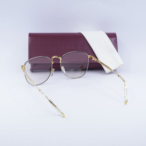 Gucci GG1367S 001 Square Sunglasses - Gold\Yellow - Picture 10 of 10